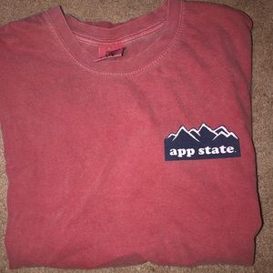App State Comfort Color T-shirt Size-Medium